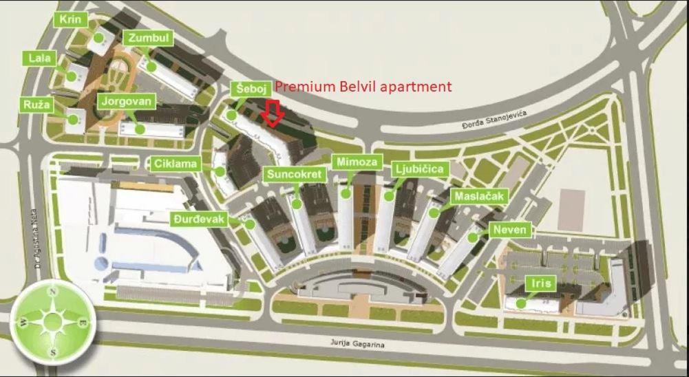 Daire Premium Belvil Apartment, Free Parking Belgrad